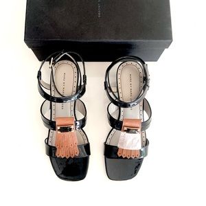 Marc by Marc Jacobe leather low heel sandals